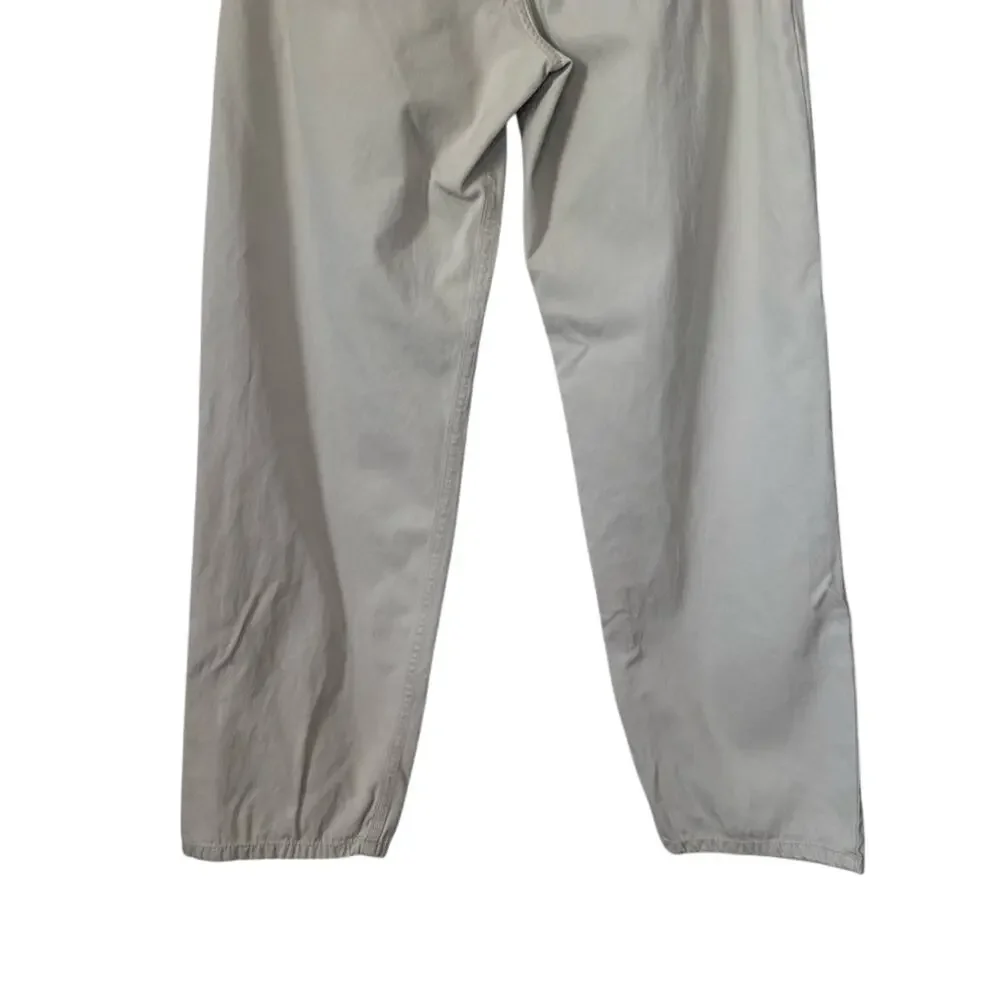 Hugo Boss Men's 30X32 Arkansas Beige Casual Straight Leg Trousers Chino 90's Y2K